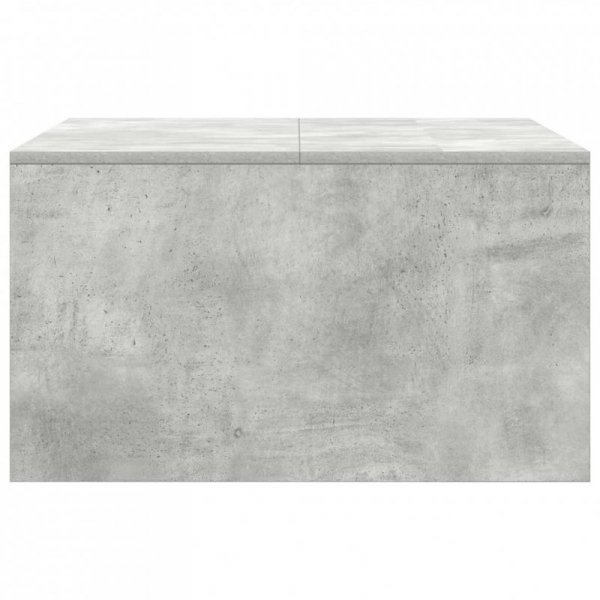 Stolik kawowy z szufladami Betonowy Szary 70,5x70x40 cm