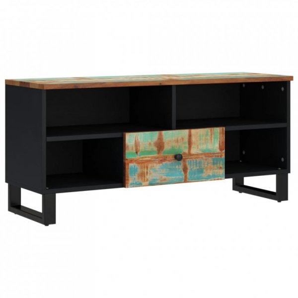 Szafka RTV, 100x33x46 cm, drewno i materiał drewnopochodny
