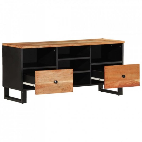 Szafka pod TV, 100x33x46 cm, akacja i materiał drewnopochodny