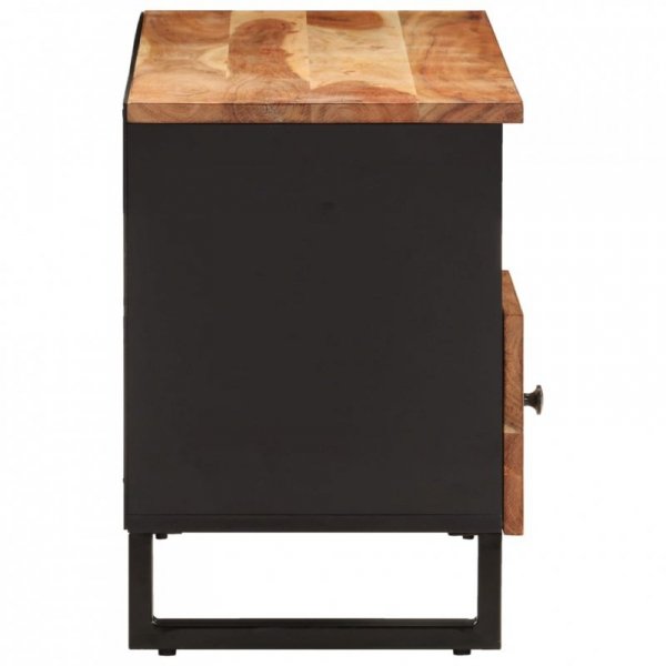 Szafka pod TV, 100x33x46 cm, akacja i materiał drewnopochodny