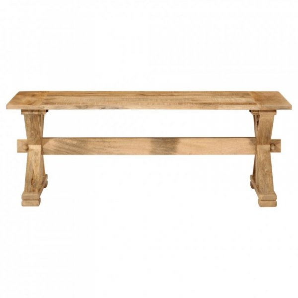 Stolik kawowy, 110x52x40 cm, lite drewno mango