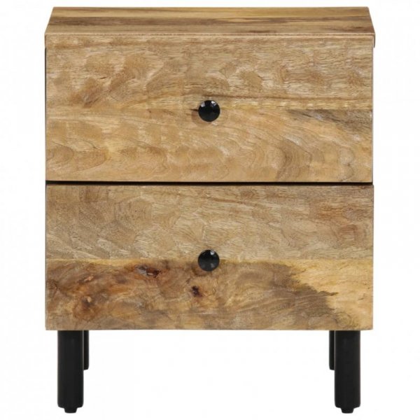 Szafki nocne, 2 szt., 40x33x46 cm, lite drewno mango