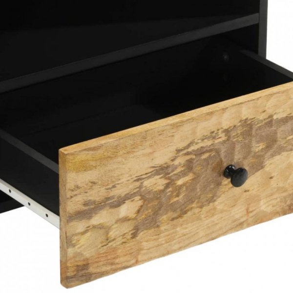 Szafka pod telewizor, 80x33x46 cm, lite drewno mango