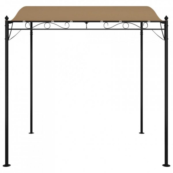Zadaszenie, kolor taupe, 2x2,3 m, 180 g/m², tkanina i stal