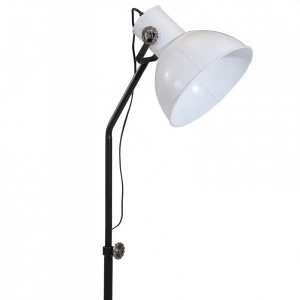 Lampa stojąca, 25 W, biała, 30x30x90-150 cm, E27