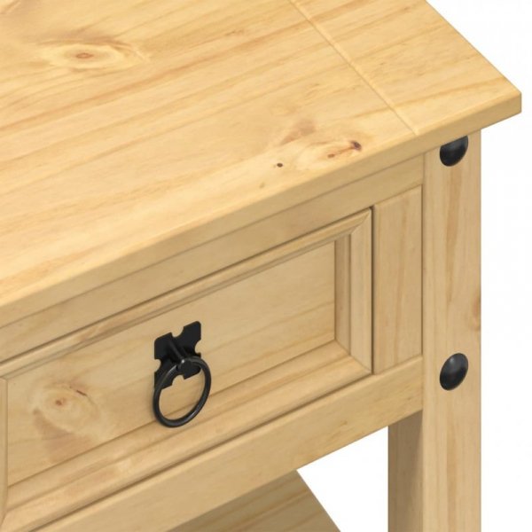 Stolik kawowy z szufladami Corona, 85x50x45 cm, drewno sosnowe