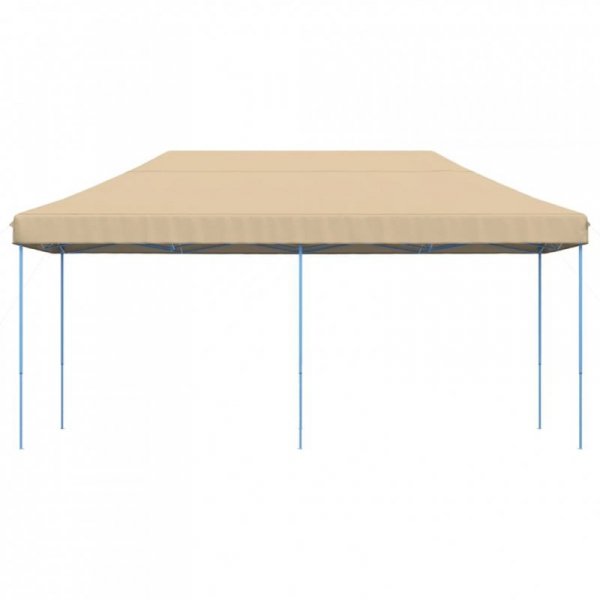 Składany namiot imprezowy typu pop-up, beżowy, 580x292x315 cm