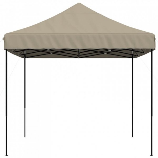 Składany namiot imprezowy typu pop-up, taupe, 440x292x315 cm