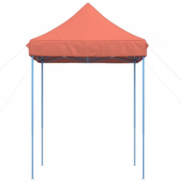 Składany namiot imprezowy typu pop-up, terakota, 200x200x306 cm