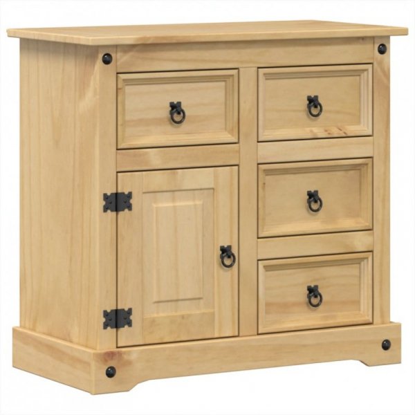 Komoda Corona, 87x40x76 cm, lite drewno sosnowe
