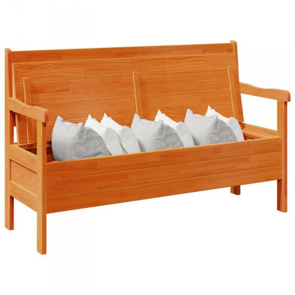 Ławka zewnętrzna  Acacia 119x76x44 cm z litego drewna sosnowego