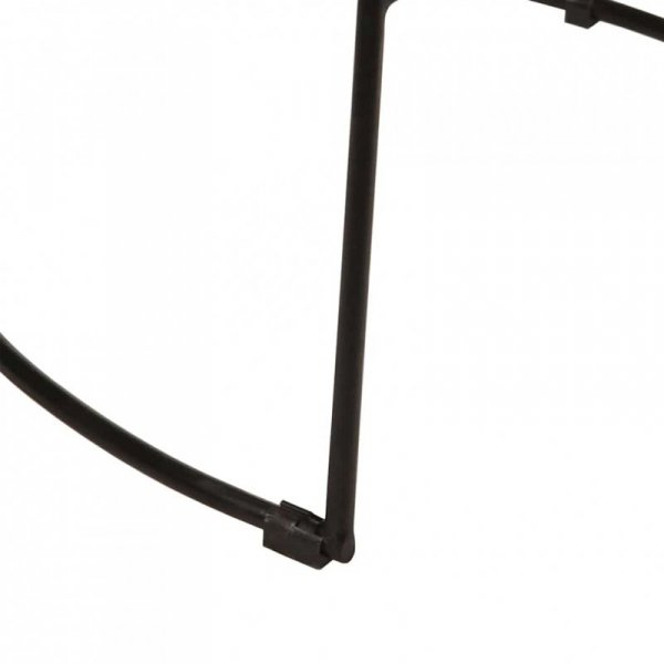 Hokery barowe 2 szt. Czarny 49x43x88 cm Drewno lite Mango