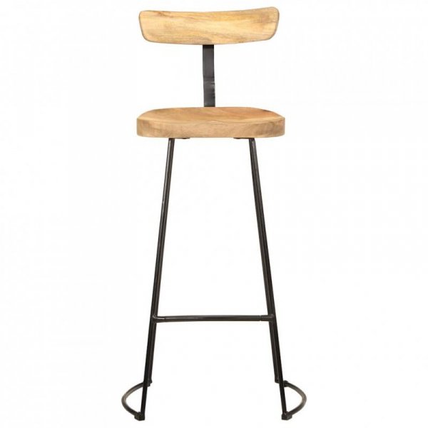 Hokery barowe 2 szt. 49x43x103 cm Drewno lite Mango