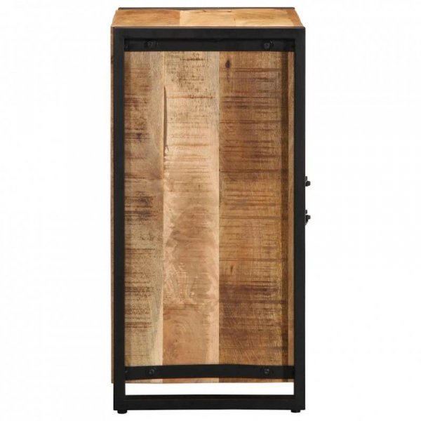 Szafka, 55x35x70 cm, lite surowe drewno mango