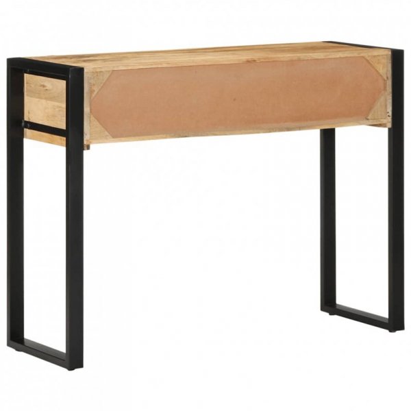 Konsola Stolik 100x35x75 cm lite drewno surowe mango