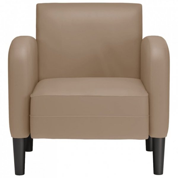 Sofa Fotel z Podłokietnikami Cappuccino 54 cm Skóra ekologiczna