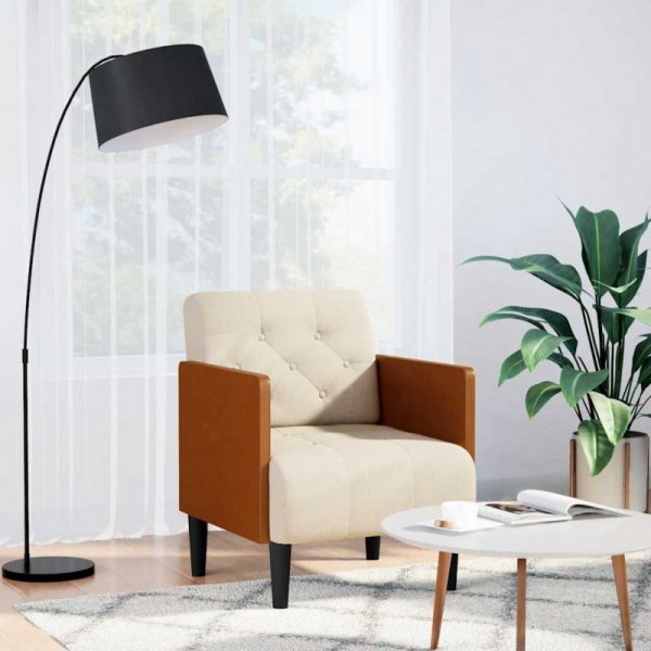 Sofa Fotel z Podłokietnikami 55 cm Len