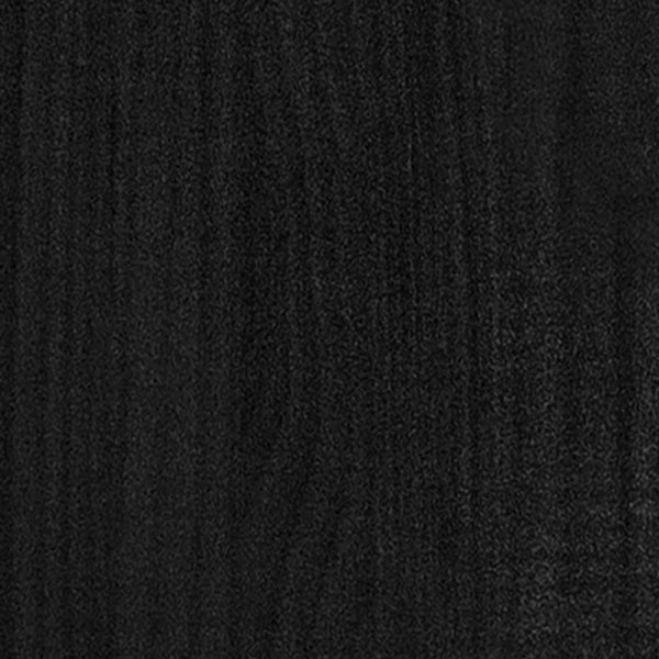 Regał na książki, 4 półki, czarny 100x30x140 cm, drewno sosnowe