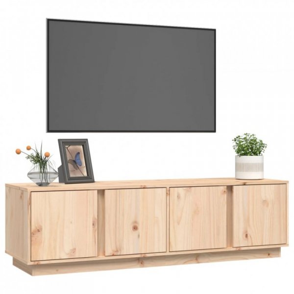 Szafka pod telewizor, 140x40x40 cm, lite drewno sosnowe