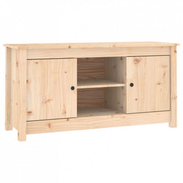 Szafka pod telewizor, 103x36,5x52 cm, lite drewno sosnowe