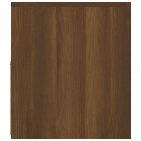 Szafka pod TV z oświetleniem LED, brązowy dąb, 120x35x40 cm