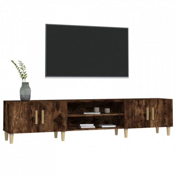 Szafka pod TV, przydymiony dąb, 180x31,5x40 cm