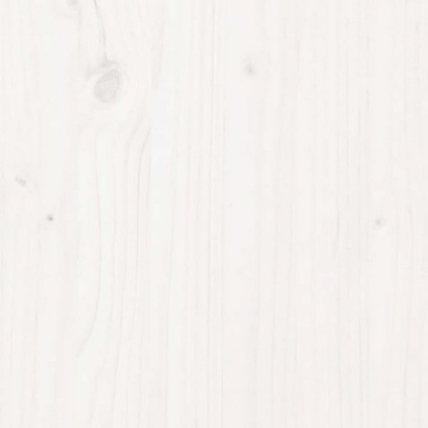 Ławka do przedpokoju, biała, 110x40x60 cm, lite drewno sosnowe