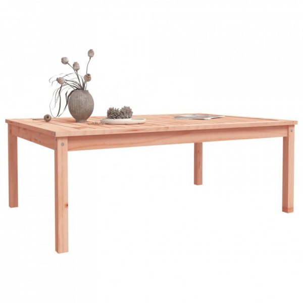 Stolik ogrodowy, 121x82,5x45 cm, lite drewno daglezjowe