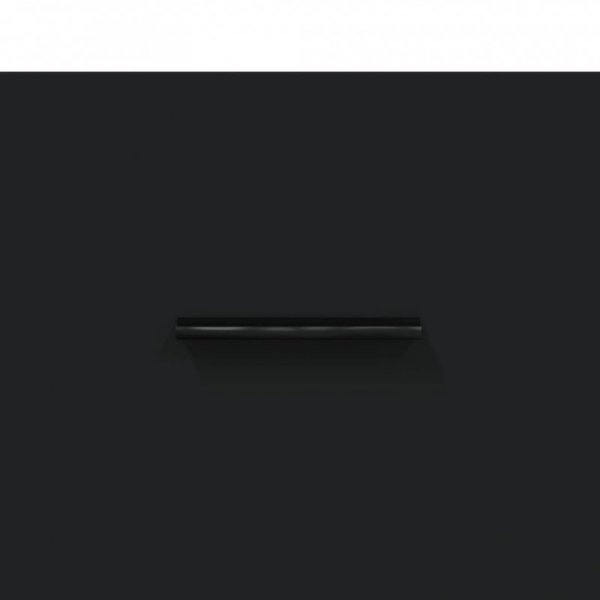 Szafka pod TV, czarna, 102x36x50 cm, materiał drewnopochodny
