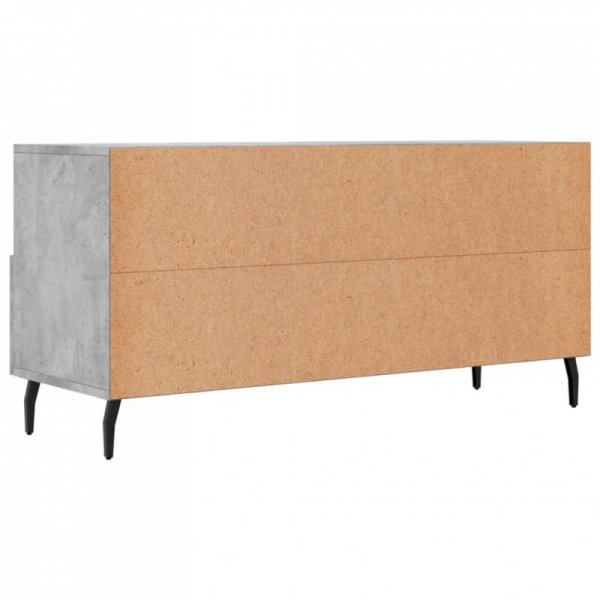 Szafka pod telewizor, szarość betonu, 102x36x50 cm