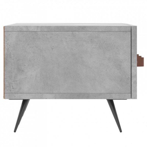 Szafka pod TV, szarość betonu, 150x36x30 cm