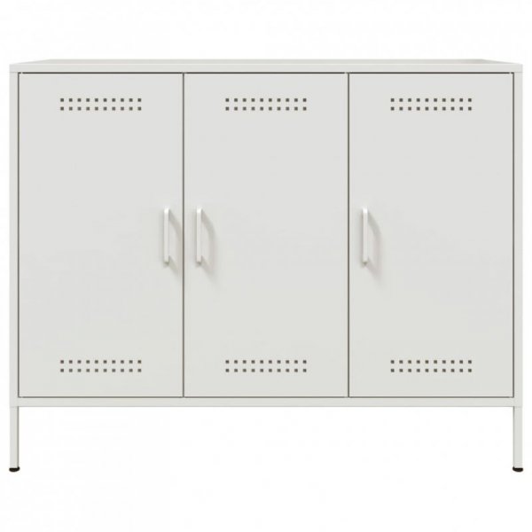 Szafka, biała, 100,5x39x79 cm, stal