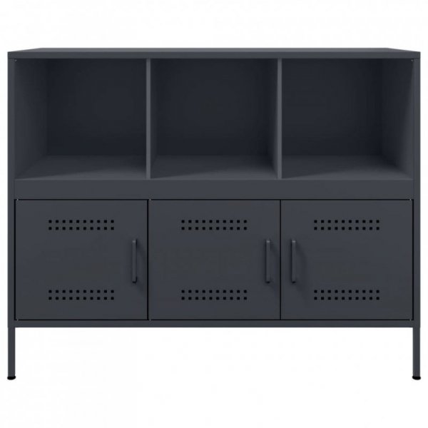 Szafka, antracytowa, 100,5x39x79 cm, stal