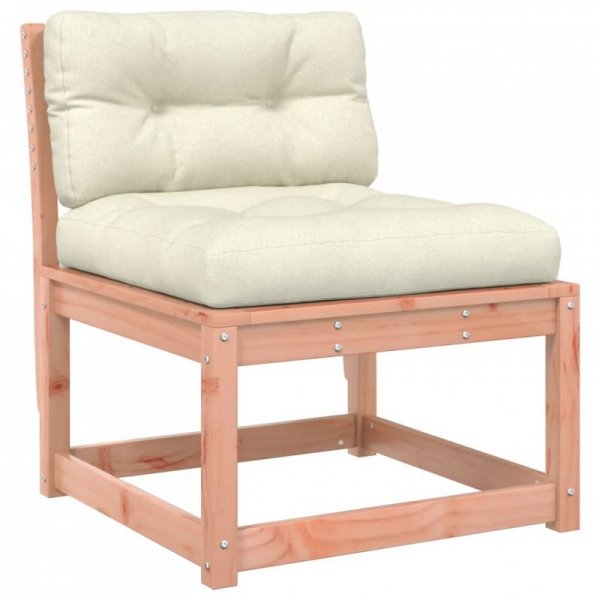 Sofa ogrodowa z poduszkami, lite drewno daglezjowe