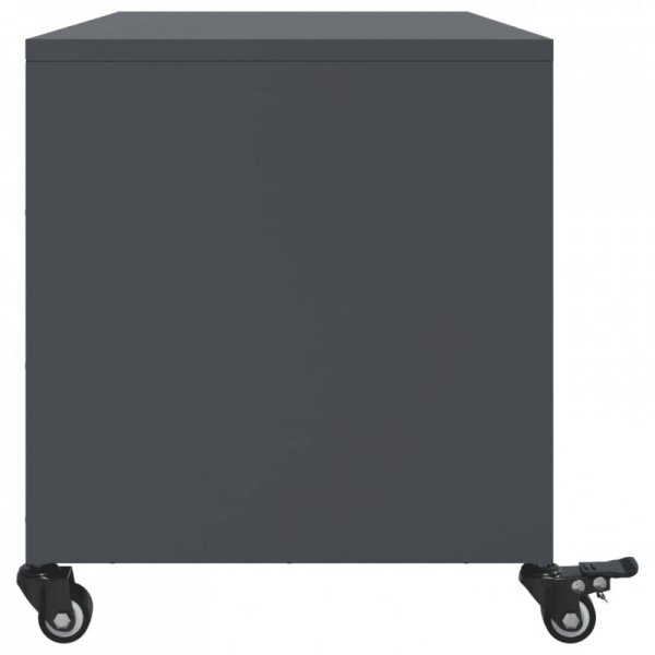 Szafka RTV, antracytowa, 68x39x43,5 cm, stal