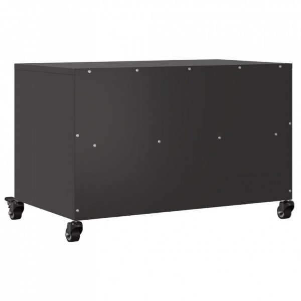 Szafka RTV, czarna, 68x39x43,5 cm, stal