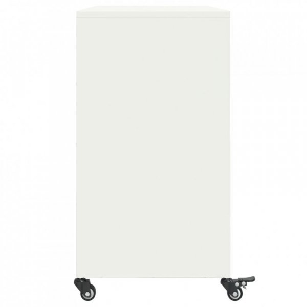 Szafka, biała, 100,5x39x72 cm, stal