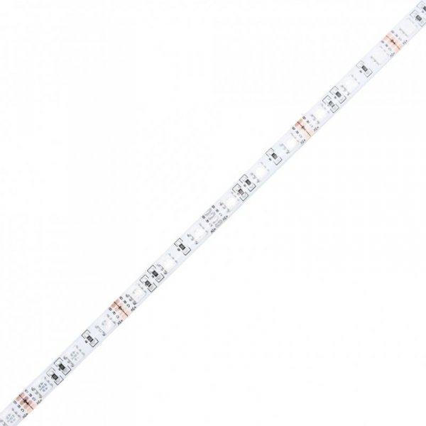 Stolik kawowy z LED Infinity, czarny, 70x50x41 cm