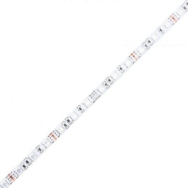 Stolik kawowy z LED Infinity, czarny, 70x50x38 cm