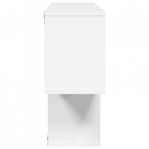 Półka ścienna, biała, 100x20x53 cm, materiał drewnopochodny
