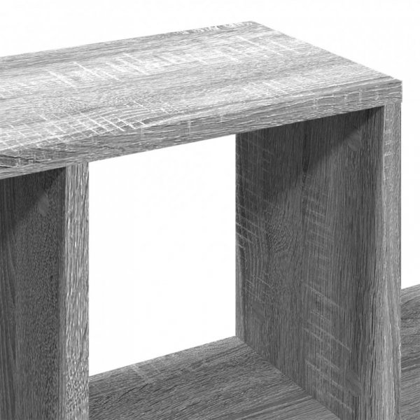 Półka ścienna, szary dąb sonoma, 100x20x53 cm