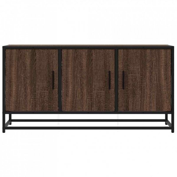 Szafka pod TV, brązowy dąb, 100x35x50 cm