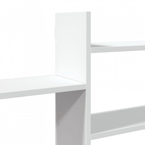 Półka wisząca, biała, 167,5x18x68 cm, materiał drewnopochodny