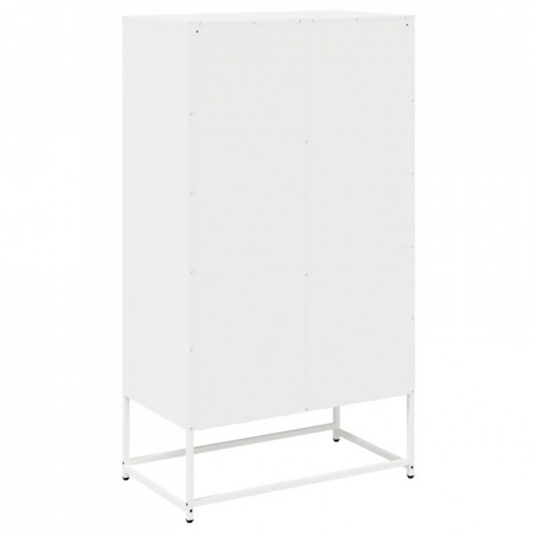 Komoda biała 68x39x123 cm stal