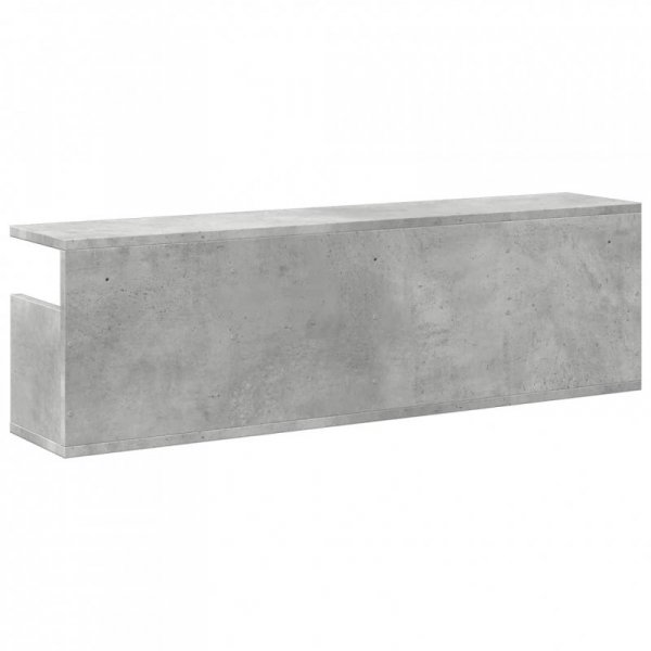 Półka ścienna, 100x20x30 cm, szarość betonu