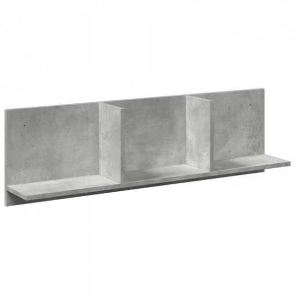 Półka ścienna, 100x16,5x30 cm, szary beton