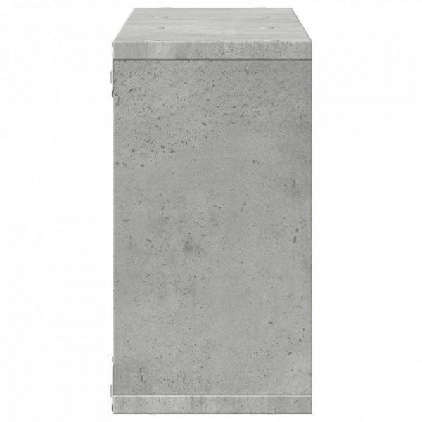 Półka ścienna, 100x16x30 cm, szarość betonu