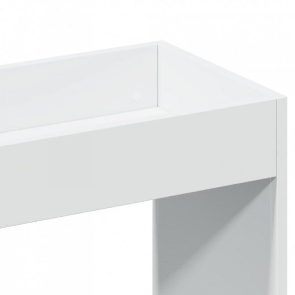 Wysoka szafka, biała, 92x33x100 cm, materiał drewnopochodny