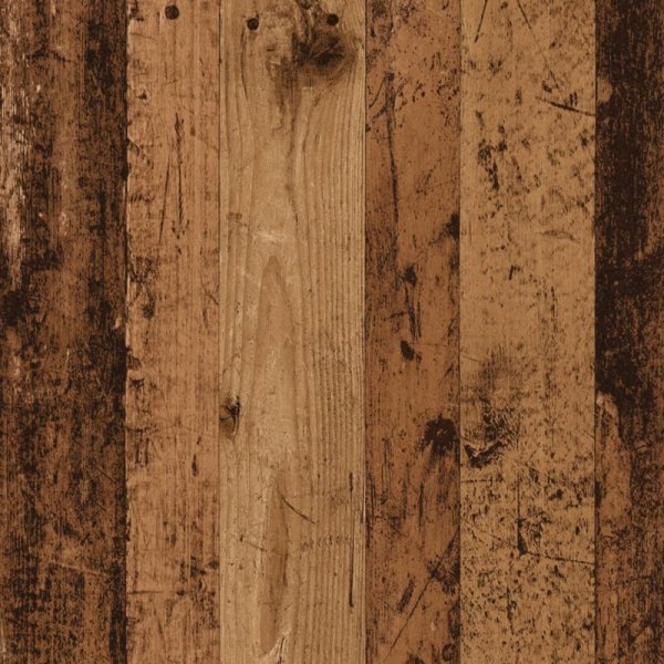 Półki ścienne kostki 4 szt., kolor starego drewna, 100x15x30 cm