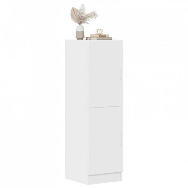 Szafka kuchenna, biała 38x41,5x131,5 cm materiał drewnopochodny